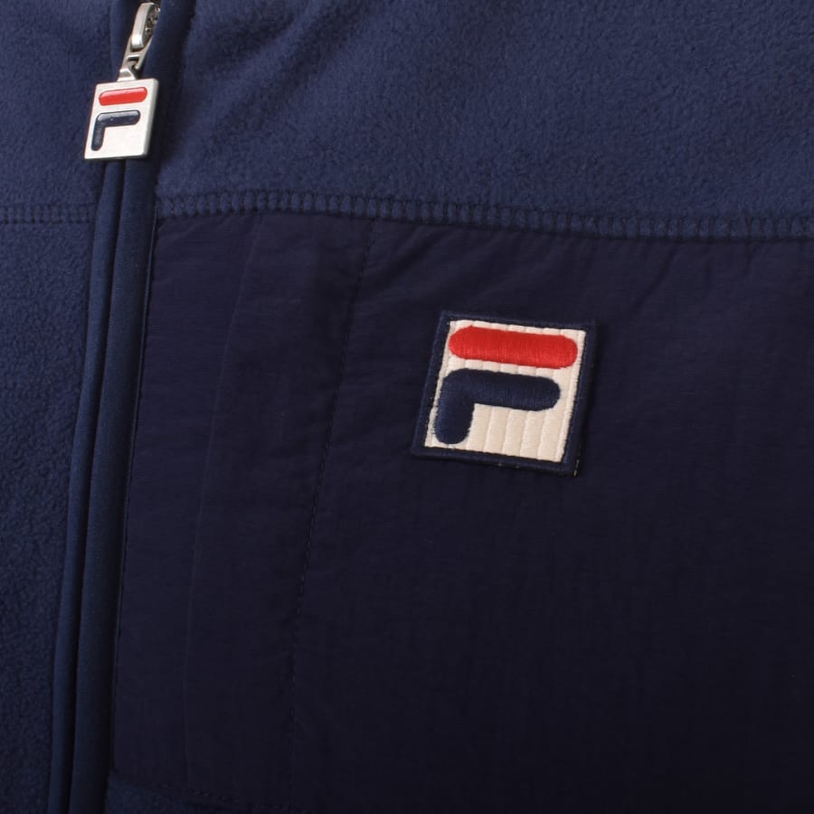 Fila Vintage Marko Polar Fleece Gilet Navy Mainline Menswear Ireland